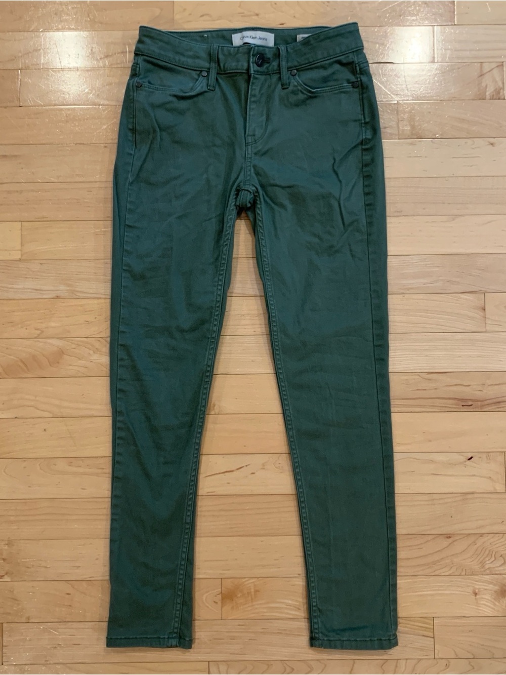 Calvin Klein Jeans Ankle Skinny Sage Green Size 2